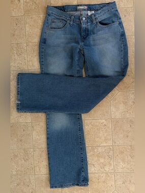 LEVIS 529 VINTAGE CURVY RED TAB MID-RISE JEANS STRETCHY SIZE 6 MED (30x31)